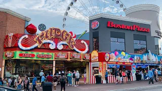 Niagara Falls Exploring Souvenir Shops + Walk on Clifton Hill 🎡 And Parade Of Athletes!