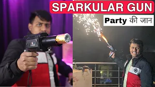 Sparkular Gun for Party, Road Show, Wedding, Events With Full Connection and Use Details
