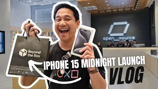 VLOG S03E09: iPhone 15 Midnight Launch at open_source by Beyond the Box | iPhone 15 Pro Max Unboxing