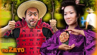 A PRIMEIRA VEZ COMENDO COMIDA JAPONESA !!! - EP 02 - (Tio Zeto Websérie)