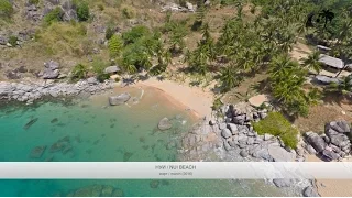 Пляж Нуи, Пхукет, Таиланд / Nui Beach, Phuket, Thailand: обзор с дрона