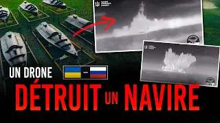 UN DRONE NAVAL UKRAINIEN COULE UN NAVIRE RUSSE : UN TOURNANT HISTORIQUE ?