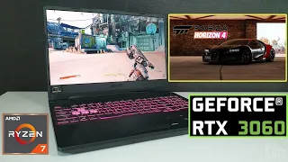 Forza Horizon 4 High Settings Gaming Review on Asus Tuf A15 2021 [Ryzen 7 5800H] [Nvidia RTX 3060] 🔥