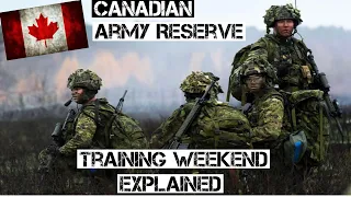 Canadian Army Reserve | What happens on a Reserve Weekend