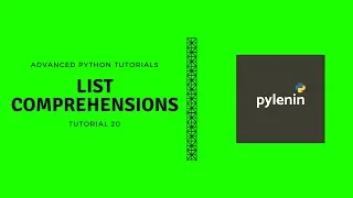 List Comprehension | Advanced Python | Tutorial 20