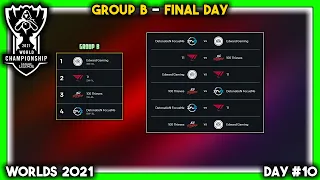 Worlds 2021 | GROUP B - FINAL DAY (Live-View #8 | Day #10: Group Stage Day 5)