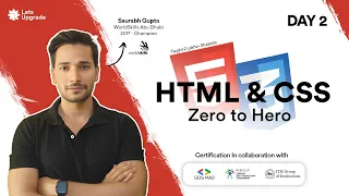 Day 2 | HTML Forms and Intro to CSS | HTML & CSS Zero to Hero (5 Days)