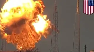 SpaceX explosion: Falcon 9 rocket blows up in flames, destroys Facebook satellite - TomoNews