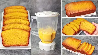 Mango Cake in Blender | Sponge Mango Cake Recipe Without Oven | Yummy