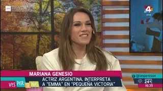 Vespertinas - "Me gusta mucho ponerle el cuerpo a Emma, que es un personaje político"