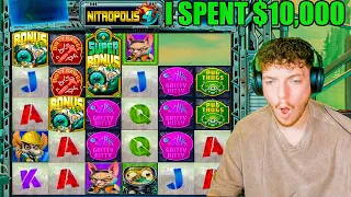 I did five $1K SPINS & $5000 SUPER BONUS ON NITROPOLIS 4!