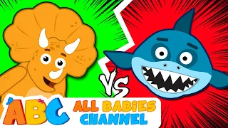 Dinosaur Vs Shark Finger Family Song Nursery Rhymes And Much More