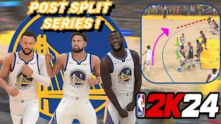 *CUSTOM* Warriors Post Split Series Offense Tutorial ! | NBA 2K24