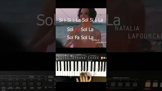 Los Ángeles Azules - Nunca Es Suficiente ft. Natalia Lafourcade PIANO TUTORIAL #shorts