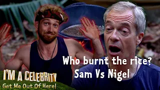 BLAZING DISPUTE: Sam & Nigel's Smokin' Row Over Burnt Rice! | I'm A Celebrity... Get Me Out of Here!
