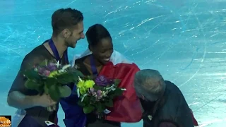 Vanessa JAMES & Morgan CIPRES /GOLD MEDAL / After MEDAL CEREMONY European Championships 2019 HD