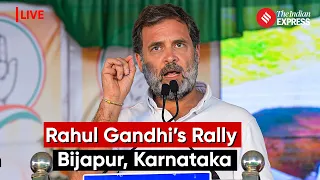 Rahul Gandhi Addresses Public Meeting In Bijapur, Karnataka | Lok Sabha Election 2024