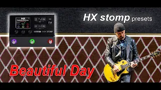 U2-Beautiful Day (cover)-Played on Line 6 HX stomp