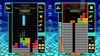 [Tetris 99] Doremy vs amemiyataiyou - 1v1 Comparison (Margin Time)