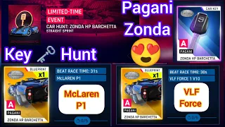 Asphalt 9 - Pagani Zonda HP Barchetta Key 🔑 Hunt Touchdrive Gameplay