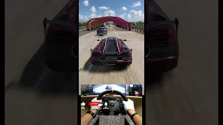 I beat them with a Koenigsegg AGERA RS (like TheRelaxingEnd) in a Drag Race #shorts