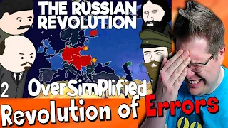 History Noob Watches OverSimplified - The Russian Revolution (Part 2) | Utter CHAOS! [Reaction]