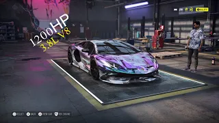 NFS Heat Gameplay - 1200HP LAMBORGHINI Aventador SVJ Coupe ‘19 Customization