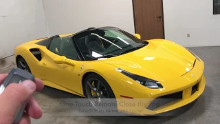 mods4cars SmartTOP for Ferrari 488 Spider - One-Touch open / close / Remote Top