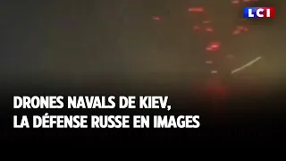 Drones navals de Kiev, la défense russe en images