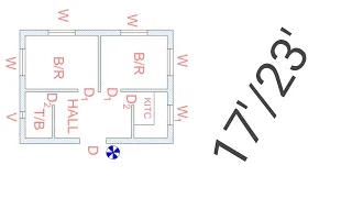 17'/23' House plan