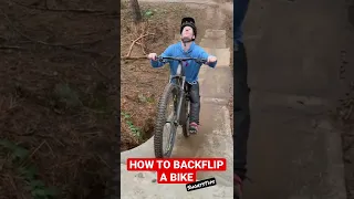 HOW TO BACKFLIP A MOUNTAIN BIKE - Shorts Tips