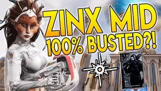 Paragon Zinx Gameplay 100% BUSTED MID LANER?! "INSANE DOT DAMAGE" Best Build