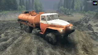 SpinTires обзор мода ( УРАЛ-377 beta )