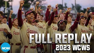Florida State vs. Tennessee: 2023 Women’s College World Series semifinals | FULL REPLAY