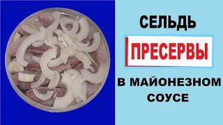 Сельдь в майонезном соусе. Пресервы из сельди