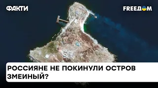 ✖️ Обстреляли своих же? Россия покинула Змеиный, после чего обстреляла остров фосфорными бомбами