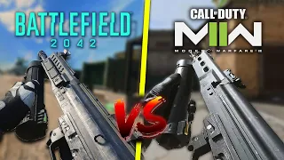 Modern Warfare II vs Battlefield 2042 - Weapons Comparison | 4K | Ultrawide