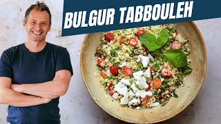 How to use bulgur to make a French style Tabbouleh | Mediterranean recipes