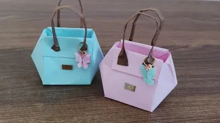 DIY  Handbag 👜/How to make paper Handbag 👜/easy paper bag 🛍️/how to make gift bag