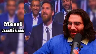 HasanAbi Reacts to Who tf made a Messi autism complition