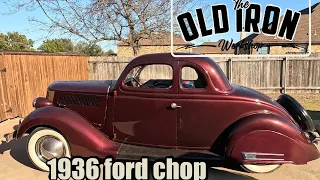 How to chop a top.  1936 ford five window part1