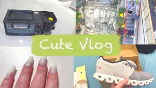 Cute VLOG #37🌷| Наращиваю ногти сама💅|Распаковка покупок📦| Новые кроссовки👟