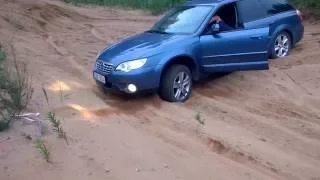 Subaru Outback & Forester off road (motocross sand track)