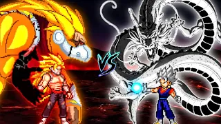 Cumber V2 OP (all form) (New) VS Vegito OP (all form) in Jump Force Mugen🤩