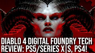 Diablo 4 - Digital Foundry Tech Review - PS5 vs Xbox Series X/S vs PS4