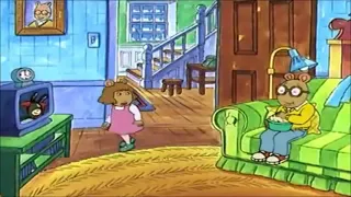 Arthur - Arthur tricks DW by changing the time to avoid Mary Moo Cow [HD 1080p]