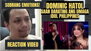 DOMINIC HATOL | SAAN DARATING ANG UMAGA | IDOL PHILIPPINES -    MUSICAL DIRECTOR REACTS