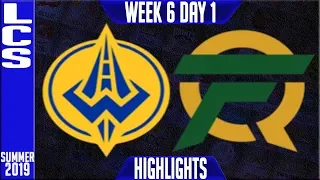 GGS vs FLY Highlights | LCS Summer 2019 Week 6 Day 1 | Golden Guardians vs FlyQuest