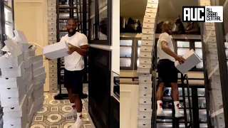 Floyd Mayweather Shows Off His Insane Shoe Closet! Never Wears The Same Pair Twice