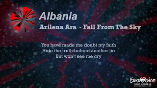 Arilena Ara - Fall from the sky (Albania) [Karaoke Version] ESC 2020